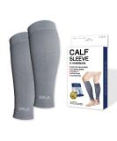 Designed by doctors calf compression cuffs stretchy calf support compression calf protection for pain relief muscle recovery varicose veins knee-high leg support XL gray 1 pair Black XL - Buy Online on GoSupps.com