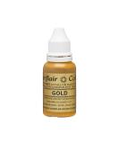 Sugarflair Gold Liquid Food Colouring Droplet For Painting By Mixing With Rejuvenator Spirit - 14ml - Buy Online on GoSupps.com