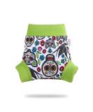 Petit Lulu Size M Washable Diaper Wrap | Mexican Skulls Print | Reusable Cloth Nappies - Buy Online on GoSupps.com