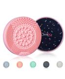 Jessup Silicone Brush Cleaner Mat for Makeup Tools - Pink A005 | Clean Eyeshadow & Powder Brushes - Buy Online on GoSupps.com