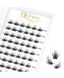 Fluffy 02-C 12mm Individual Eyelashes - DIY Makeup Extensions | Premium Quality Quewel Lash Segments for Stunning Eyes - Buy Online on GoSupps.com