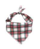 Buy Aring Pet Dog Bandana - Soft Cotton Triangular Bib-Scarf for All Dogs & Cats | Red Green Checkered Design - Buy Online on GoSupps.com