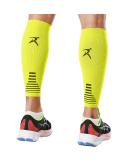 Rymora Calf Compression Sleeves for Women & Men - Support Leg Sleeves Legs Pain Relief Footless Socks for Fitness Running and Shin Splints Support Fluorescent (One Pair) L - Buy Online on GoSupps.com