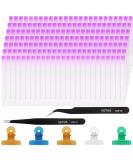 Fibreglass Nail Extension Kit 200 PCS Nail Extension Fiberglass Nail Tips Quick Extension Fiberglass Gel Nail with 2 PCS Tweezers 5 PCS Clips for Nail Art Nail Extension - Buy Online on GoSupps.com