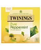 Twinings Pure Peppermint Tea Bags - 80 Count (Pack of 1) | Refreshing Peppermint Herbal Tea | Twinings Tea - Buy Online on GoSupps.com