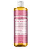 Dr. Bronner's Cherry Blossom Pure Castile Liquid Soap - 18-in-1 Formula for Face, Body, Hair, Laundry & Dishes - Non-GMO, Fair Trade, Vegan - 473ml Recycled Bottle - Buy Online on GoSupps.com