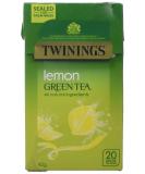 Twinings Lemon Green Tea - 20 Tea Bags, Pack of 20 Count - Refreshing Citrus Flavor - Buy Online on GoSupps.com