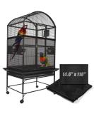 Adjustable Bird Cage Seed Catcher - Large Soft Mesh Skirt for Round & Square Cages - Buy Online on GoSupps.com