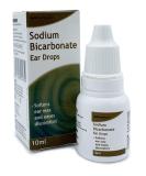 Sodium Bicarbonate 10ml Ear Drops Softens Ear Wax and Eases Discomfort - Buy Online on GoSupps.com