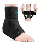 MEDIZED Ankle Brace - Adjustable Lace-Up Support for Running Basketball & Injury Recovery | Unisex Ankle Wrap for Men Women & Kids (Medium - Buy Online on GoSupps.com