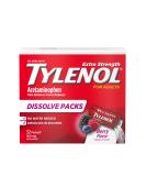 Tylenol Extra Strength Dissolve Packs with Acetaminophen for Pain  Fever Berry 32 Count (Pack of 1) berry 32 Count (Pack of 1) - Buy Online on GoSupps.com