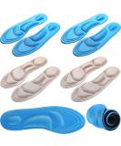 4 Pairs Women's Arch Support High Heel Cushion Insoles - Breathable Shoe Inserts for Massaging Relief - Buy Online on GoSupps.com