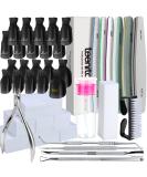 Teenitor Gel Nail Polish Remover Kit with Nail File and Buffer - Cuticle Nippers & Pusher - Toenail Lifter - Manicure Set - Buy Online on GoSupps.com