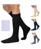 360 Relief Flight Compression Socks - Supports Blood Circulation for Travel, Work, Edema, Diabetic, Varicose Veins & Pregnancy | Includes Mesh Laundry Bag | Available in S/M, L/XL, XXL Black - Buy Online on GoSupps.com