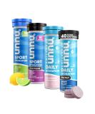 Nuun Hydration Electrolyte Tablets - Vegan Non-GMO Drink Mix | 5 Essential Electrolytes | Low Sugar | 4 Pack (40 Servings - Buy Online on GoSupps.com