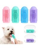 LDIIDII Dog Toothbrush Dog Finger Toothbrush 4 Pack Finger Toothbrush for Dog Cat Full Surround Bristles Dog Tooth Brush Silicone Puppy Toothbrush Easy Dog Teeth Cleaning & Dog Dental Care 4 Colours - Buy Online on GoSupps.com