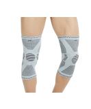 Neotech Care Bamboo Fiber Knee Support Sleeve Brace - Lightweight Elastic Breathable Fabric - Grey (Size S 1 Pair) - Buy Online on GoSupps.com