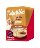 Hartz Delectables Non-Seafood Stew Lickable Wet Cat Treats, Multiple Flavors Chicken 1.4 oz. - Buy Online on GoSupps.com
