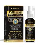 Minoxidil for Women & Men - 5% Beard Growth Spray with Biotin | Extra Strength Hair Regrowth - 2 Fl Oz - Buy Online on GoSupps.com