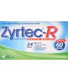 Zyrtec-R Rapid Relief Tablets - 10 Count for Cold & Allergy Symptoms | Relieves Runny Nose Sneezing Itchy Eyes & Skin Rash - Buy Online on GoSupps.com
