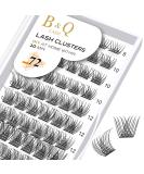 DIY Eyelashes Kit - 72 pcs Reusable Wispy & Fluffy Individual Eyelashes for Beginners | XS C-8-16 Mix | Perfect for Home Extensions - Buy Online on GoSupps.com