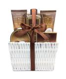 Father's Day Spa Gift Set | Coconut Fragrance Bath and Body Set by Lovestee - Shower Gel, Lotion, Scrub, Butter, Salt, Loofah Included - Buy Online on GoSupps.com