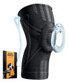 APRUT Knee Braces for Knee Pain, Knee Brace with Patella Gel Pad & Side Stabilizers for Men Women, Medical Grade Knee Compression Sleeve for Any Sports, Pain Relief, Meniscus Tear, Arthritis, ACL Black Large - Buy Online on GoSupps.com