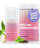 Natural Wild Yam Cream for Hormone Balance | Progesterone & Menstrual Relief Cream for Women | USA Made - 3.3oz | Fertility & PMS Support with Green Tea & Aloe - Buy Online on GoSupps.com