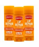 O'Keeffe's Unscented Lip Repair Balm for Dry Cracked Lips - Pack of 3, 0.15 Ounce Sticks - Buy Online on GoSupps.com