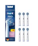 Oral-B per sensitive clean plug brushes for electric toothbrush 6 pieces gentle tooth cleaning innovative x-shaped bristle original oral-B toothbrush attachment made in Germany 6 pieces (1 Pack) - Buy Online on GoSupps.com