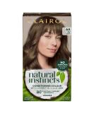 Clairol Natural Instincts 6A Light Ash Brown Semi-Permanent Hair Dye - No Ammonia, Cool Cocoa Shade - 1 Count Pack - Buy Online on GoSupps.com