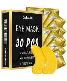 30 Pairs Gold Under Eye Patches - Collagen Eye Masks for Puffiness Dark Circles & Anti-Aging - Buy Online on GoSupps.com