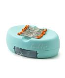Magnetic Pin Cushion with Drawer | Beaditive Sewing Pin Holder with Glass Head Quilting Pins - Turquoise - Buy Online on GoSupps.com