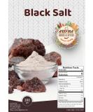 Premium Quality Black Salt FINE 200gm - Authentic Kala Namak, Pure - Buy Online on GoSupps.com