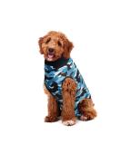 Buy Suitical Recovery Suit for Dogs - Medium Blue Camouflage | 1 Pack - International Shipping Available - Buy Online on GoSupps.com
