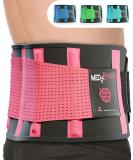 MEDiBrace X-Large Taffy Pink Back Support Belt for Lumbar Pain Relief - Medical Grade Orthopaedic Waist Compression for Sciatica, Scoliosis, and Disc Issues - Buy Online on GoSupps.com