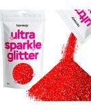 Hemway | Ultra-Shine Glitter FINE 1/64" 0.15" 0.4mm 375 Micron 100g Red Holographic Red Holographic Fine - 100g - Buy Online on GoSupps.com