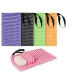 Linkidea 5 Packs Stripes Soap Bags - Exfoliating Sponge Body Scrubber & Shower Soap Holder - Mesh Soap Saver Pouch for Bath Bar Soap - Foaming & Drying - Bulk Pack - Buy Online on GoSupps.com
