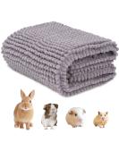 Guinea Pig Pad Washable 60 40cm Rabbit Cage Inserts Reusable Small Animal Blanket Guinea Pig Cage Liner(Gray) - Buy Online on GoSupps.com