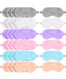 Bulk Plush Sleep Masks - 30 Soft Eye Covers for Kids & Adults | Comfortable Blindfold for Travel, Nap Time, Birthday Parties - Buy Online on GoSupps.com