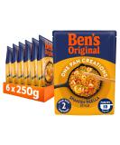 Ben's Original One Pan Creations Spanish Paella Rice Pouch Ready Meals Bulk Multipack 6 x 250g - Buy Online on GoSupps.com