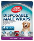 Simple Solution Disposable Dog Diapers Super Absorbent & Leak-Proof Fit for XS Dogs | Manage Incontinence & Urination Issues - Buy Online on GoSupps.com