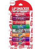 Lip Smacker Coca-Cola Flavored Lip Balm, 8 Count, Flavors Coke, Cherry Coke, Vanilla Coke, Sprite, Root Beer, Orange Fanta, Grape Fanta, Strawberry Fanta Coca Cola - Buy Online on GoSupps.com