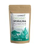 NKD Living 500g Organic Spirulina Powder - Soil Association Certified | Tested for Heavy Metals, Micro-Organisms, and Pesticides - Buy Online on GoSupps.com