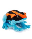 Zappi Co Plush Kids Stuffed Toy - Safari Animals Collection - 20cm - Orange/Blue Poison Dart Frog - Buy Online on GoSupps.com