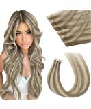 Buy Moresoo Virgin Tape-In Extensions | Real Hair Remy Tapes #P8/60 | 5 Pieces 55cm | Adhesive Invisible Hair Extensions - Buy Online on GoSupps.com