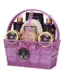 Spa Gift Basket for Women, Bath and Body Gift Set for her, Luxury 8 Piece,Lily & Lilac Scent,Best Gift for Mother's Day, Birthday, Christmas - Buy Online on GoSupps.com
