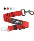 STUCH Universal Bungee Safety Belt for Dogs & Cats - Red | Fits All Breeds & Cars | Secure Travel Solutions - Buy Online on GoSupps.com