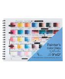 HG Art Concepts Painters Color Diary - 9x12 Spiral-Bound Swatch Book for Watercolor & Mixed Media - Buy Online on GoSupps.com