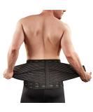 Vital Salveo Adjustable Lower Back Support Brace | Relieve Back Pain Scoliosis & Sciatica | International Shipping Available - Buy Online on GoSupps.com